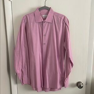 Calvin Klein Men's Pink Shirt